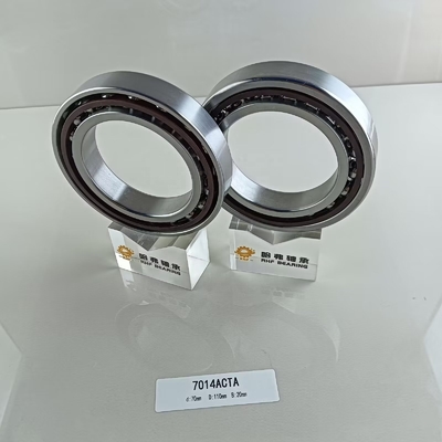 Κλουβί χαλκού 75*115*20mm Στρογγυλό σφαιρικό ρουλέν 7015AC για κατεύθυνση ακτινοβολού φορτίου