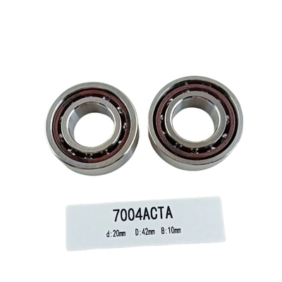 Μία σειρά 20*42*12mm γωνιακό ρουλεμάν 7004AC για κατεύθυνση ακτινοβολού φορτίου