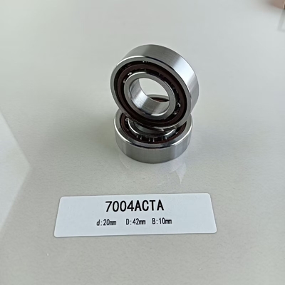 Μία σειρά 20*42*12mm γωνιακό ρουλεμάν 7004AC για κατεύθυνση ακτινοβολού φορτίου