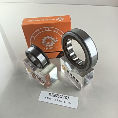 35*72*17mm NU/NJ/NF207ECP Λιπασμένο με λίπος ή λάδι κυλινδρικό ρυμουλκούμενο