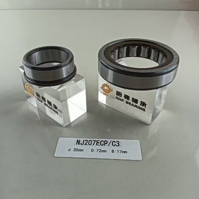 35*72*17mm NU/NJ/NF207ECP Λιπασμένο με λίπος ή λάδι κυλινδρικό ρυμουλκούμενο