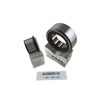 25*62*24mm κυλινδρικό ρουλεμάν NU/NJ/NF2305ECP με κυλινδρική δομή