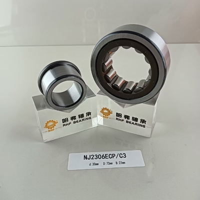 Δομή κυλινδρική Χρωμικό χάλυβα Gcr15 NU/NJ/NF2306ECP Ρολφόκλι 30*72*37mm
