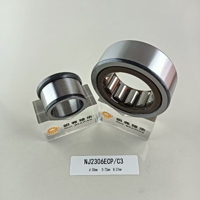 Δομή κυλινδρική Χρωμικό χάλυβα Gcr15 NU/NJ/NF2306ECP Ρολφόκλι 30*72*37mm