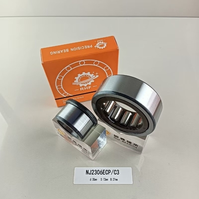 Δομή κυλινδρική Χρωμικό χάλυβα Gcr15 NU/NJ/NF2306ECP Ρολφόκλι 30*72*37mm