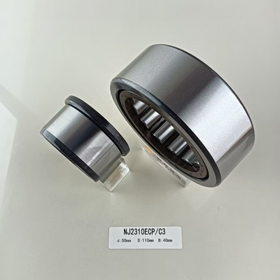 Διάρκεια ζωής NU/NJ/NF2310ECP κυλινδρικό ελαστικό κυλίνδρου 50*110*40mm με ατσάλινο κλουβί