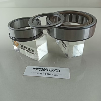 NUPF2209ECP Κύλινδρο ρουλεμάν 45*85*23mm για λιπαντικό λίπος ή λιπαντικό λάδι